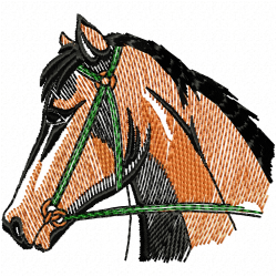 Horses Embroidery Design 8 Horses Embroidery Design 8